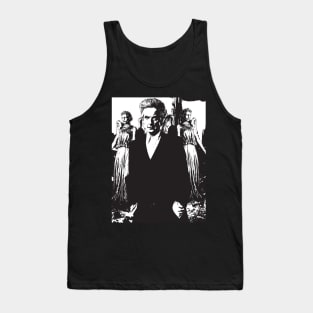 Doctor Who: 12th Doctor And Weeping Angels Tank Top